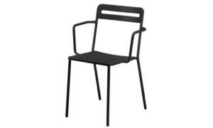 C1.1, sedia impilabile per l'arredo indoor e outdoor