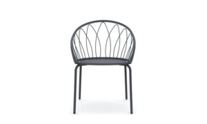 Flora, sedia con braccioli per l'arredo giardino