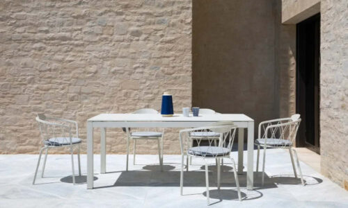 Extia, tavolo allungabile per l'arredo outdoor