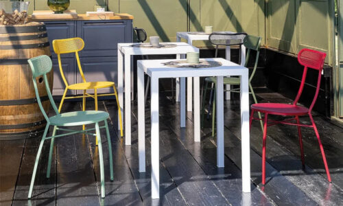 Ciao, sedia impilabile per l'arredo giardino