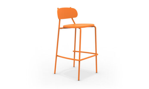 Fox, sgabello impilabile per l'arredo outdoor