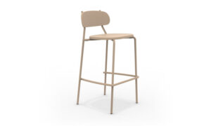 Fox, sgabello impilabile per l'arredo outdoor