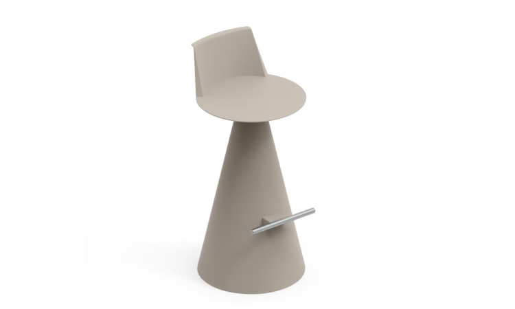 Lira Stool, sgabello moderno per l'arredo outdoor