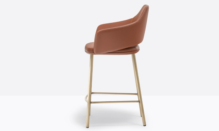 Vic Metal 649, sgabello imbottito per l'arredo indoor