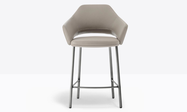 Vic Metal 649, sgabello imbottito per l'arredo indoor