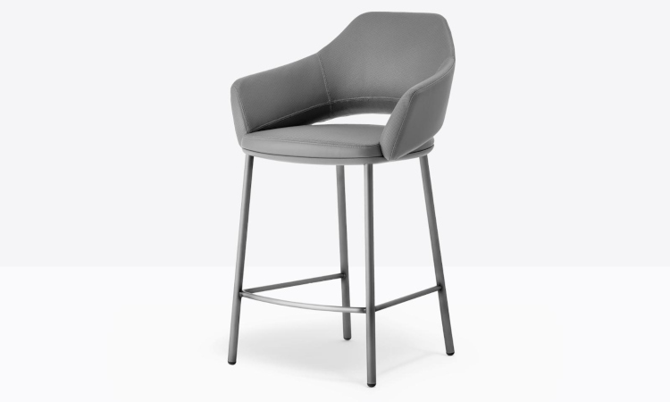 Vic Metal 649, sgabello imbottito per l'arredo indoor