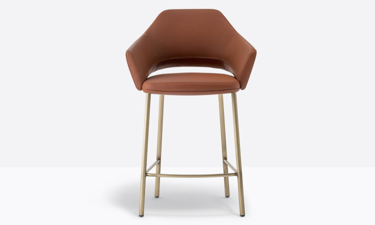 Vic Metal 649, sgabello imbottito per l'arredo indoor