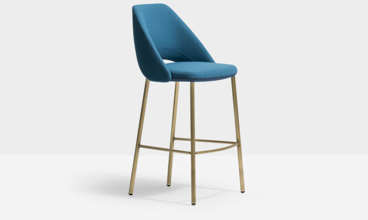 Vic Metal 658, sgabello imbottito per l'arredo indoor