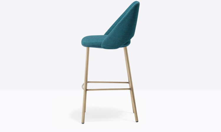 Vic Metal 658, sgabello imbottito per l'arredo indoor