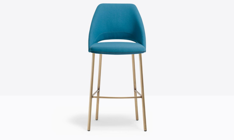 Vic Metal 658, sgabello imbottito per l'arredo indoor