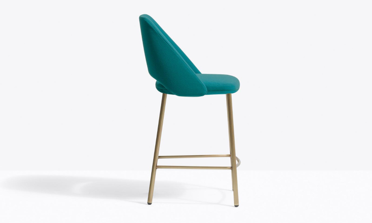 Vic Metal 659, sgabello imbottito per l'arredo contract
