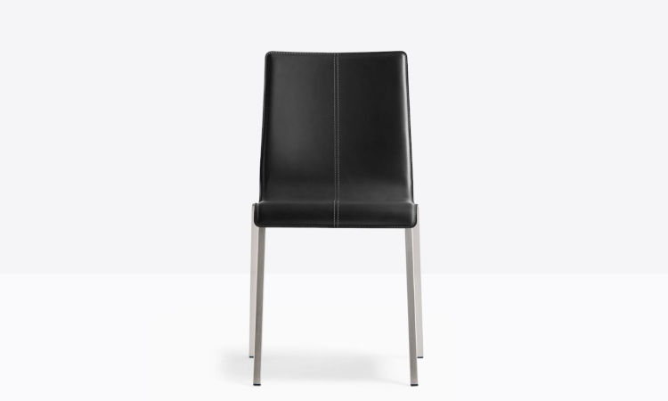 Kuadra 1291, sedia hospitality rivestita in cuoio