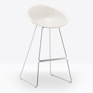Gliss 936, sgabello moderno con struttura a slitta