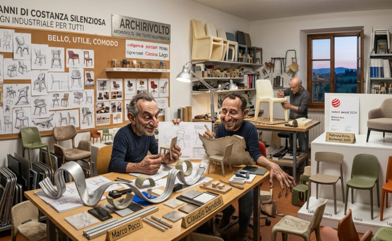 Claudio Dondoli e Marco Pocci, i due toscani che hanno reinventato la sedia italiana