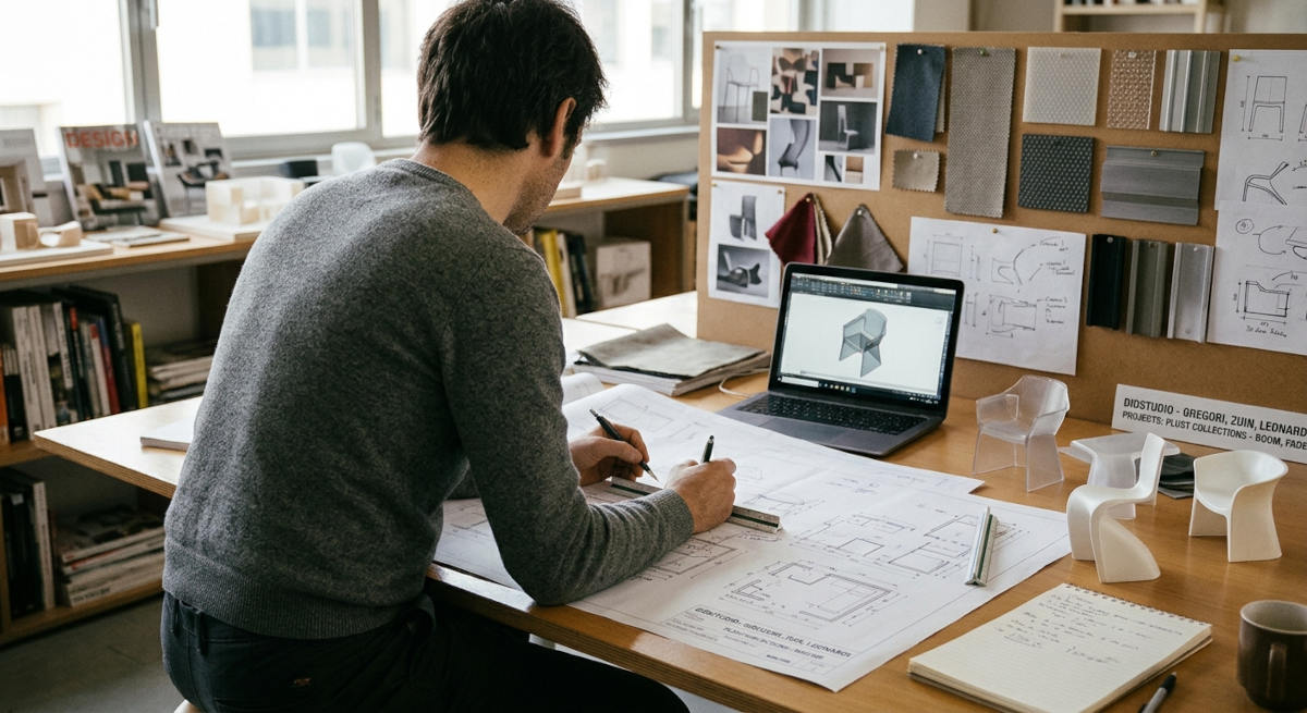Marco Gregori: formazione, ricerca e design nelle collezioni Plust